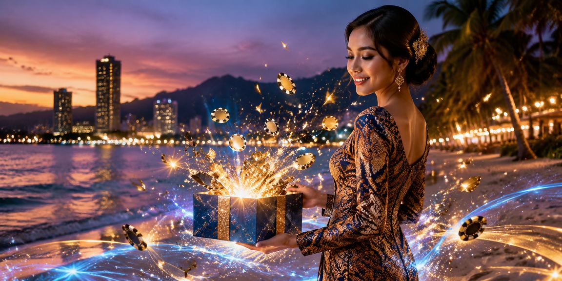 Pengguna sportybet di Pulau Pinang log masuk ke akaun melalui telefon dengan motif batik